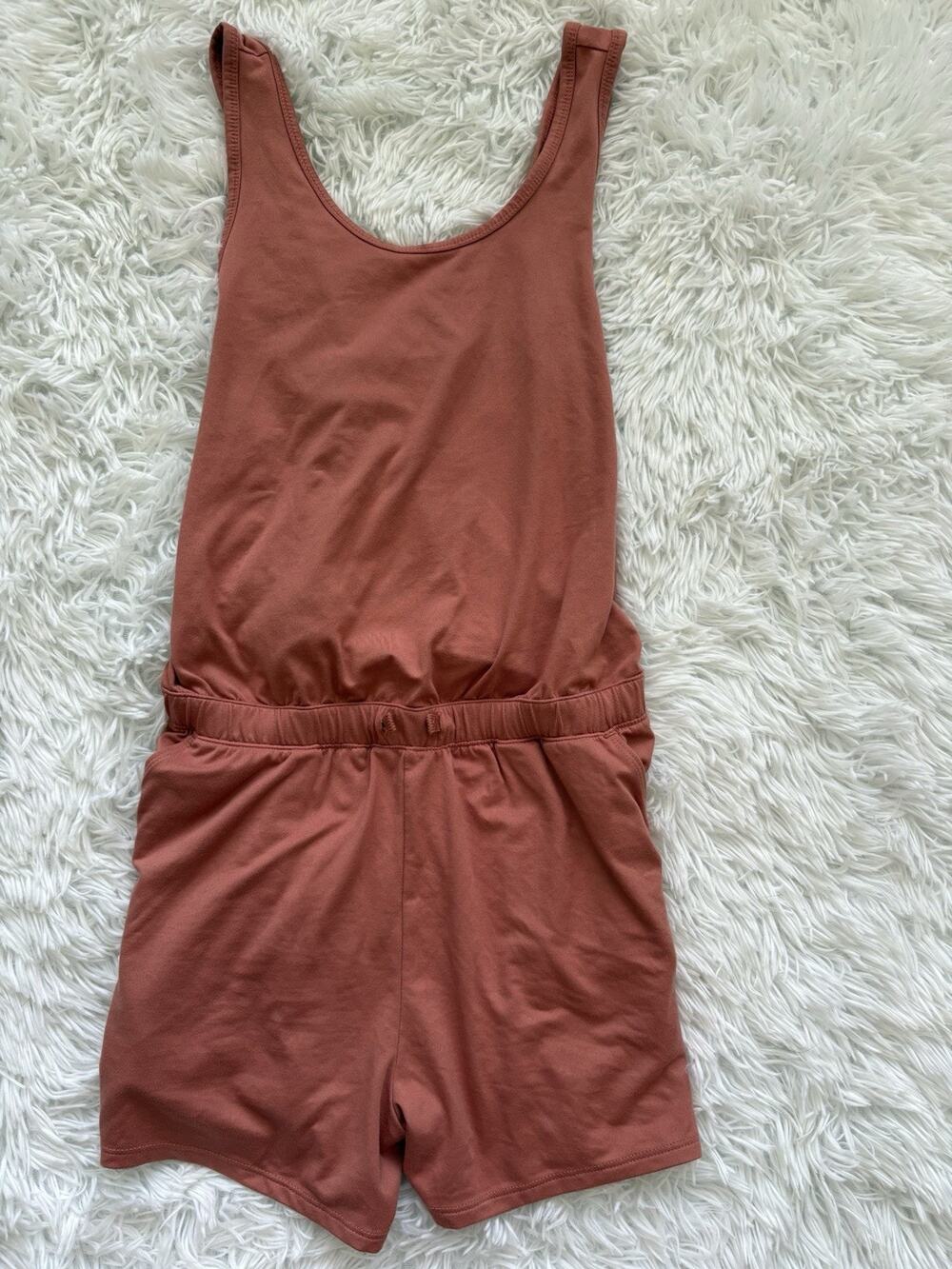 Abercrombie Active Girls 15/16 Burnt Orange/copper Romper. Adorable, Soft, Comf
